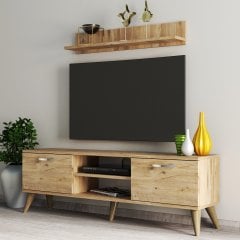 Safir 138 lik L Raflı Tv Ünitesi Çam - TVU0402