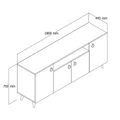 Azra Konsol Çam - KSL0202