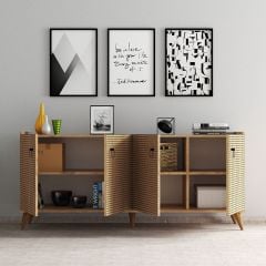 Modern Konsol Çam Hazeran Kapaklı  - KSL0104