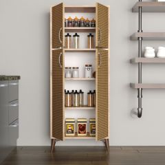 Büyük Boy Çok Amaçlı Dolap Çam Hazeran Kapaklı - MDL0104