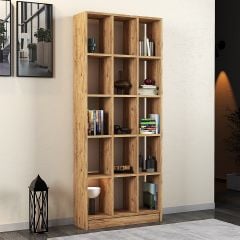 Efe Çok Raflı Kitaplık Çam - KTB0302